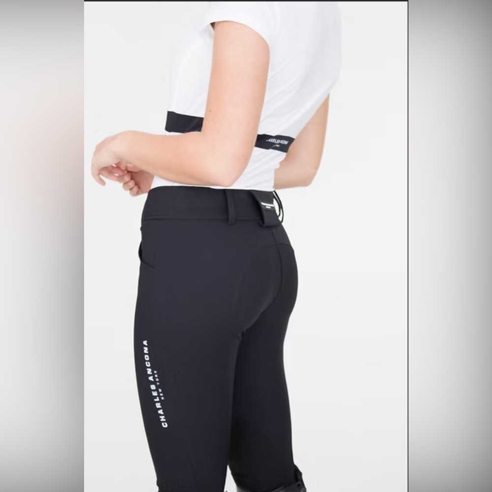 Charles Ancona Women's Riding Breeches in Dark Charcoal, Women's Size 2